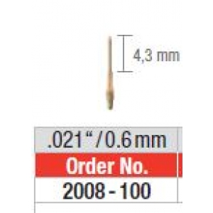 Edenta Retopin Red 0.6mm Gold Refill 2008SO (100)