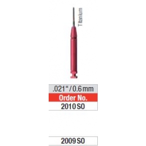 Edenta Retopin Red Titanium 0.6mm 2010SO (25 Pins, 1 Drill & 1 Handle))