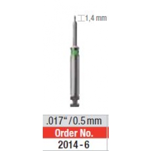 Edenta Retopin Green 0.5mm Twist Drills (6)