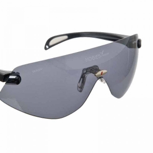 HOGIES Eyeguard Black/White Marble Frame Grey Tint Lens