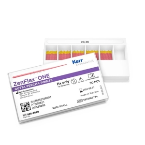 Kerr ZenFlex ONE #20/.06 GP Points (50/pcs) Small-Yellow