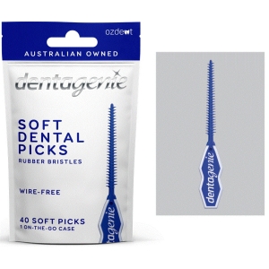 Dentagenie Interdental Soft Picks (12/packs of 40/pcs) Wire Free