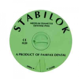 Stabilok Green Medium Steel Pins Jumbo Pack (100)