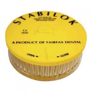 Stabilok Yellow Small Titanium Pins Jumbo Pack (100)