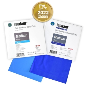 Ongard Isodam Non-Latex MEDIUM Dental Dam Light Blue (80/pcs) 150x150mm
