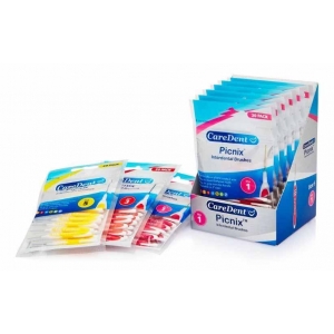 CAREDENT Picnix #4 Interproximal Brush 0.7mm Blue (50) - NLA